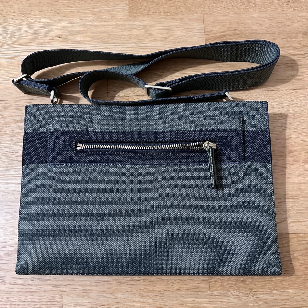 Rothy’s Dual Zip Crossbody Bag, color Sage